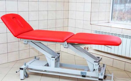 Стол массажный терапевтический «КИНЕЗО-ЭКСПЕРТ» СМТ-«Кинезо-Эксперт»-2 2-секционный, 4 колеса и 4 ножки