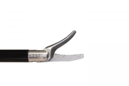 Ножницы монополярные с одной подвижной браншей (изогнутые по ребру)