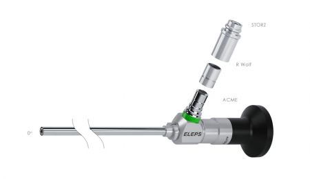 Трубка оптическая прямая для риноскопии и артроскопии/Эндоскоп ELEPS, d4 мм,3 0 град.)