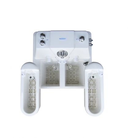 Оснащение жемчужной решеткой с краном подачи сжатого воздуха (без компрессора) для 4-хкамерной ванны
