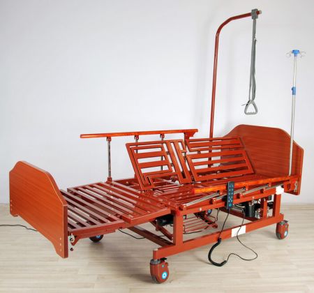 Кровать электрическая Med-Mos DB-11А (МЕ-5228Н-00) с боковым переворачиванием, туалетным устройством и функцией «кардиокресло»